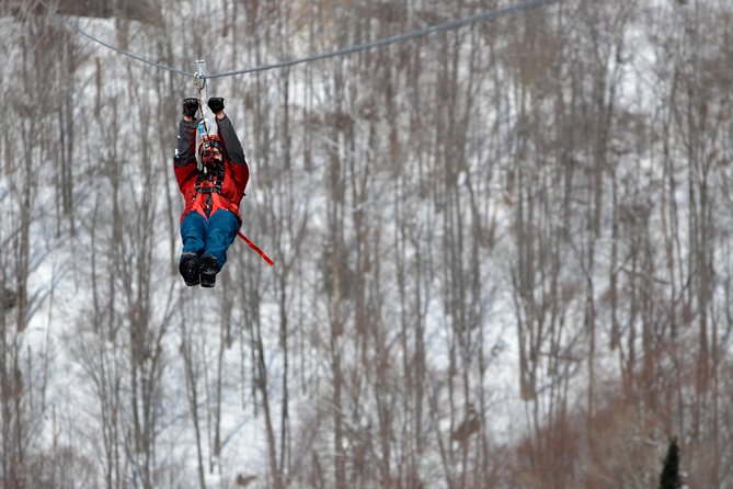 Ziplines and Hike Mont Tremblant (2h) - Heated Teepee Warm-up