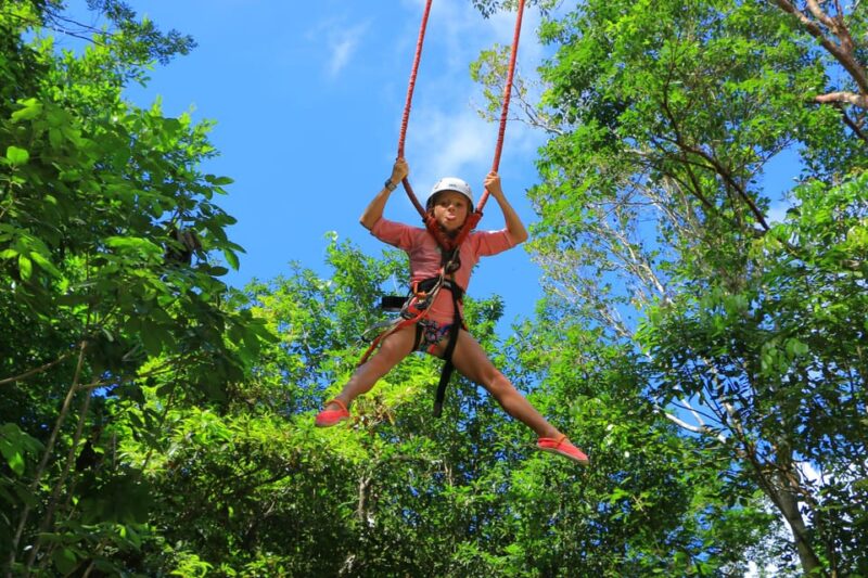 Ziplines, Cenote, and ATV Tour From Cancun and Riviera Maya - Zip Line Circuit