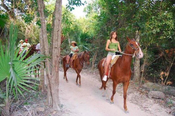Ziplining and Horseback Riding Experience From Cancun and Playa Del Carmen - Inclusions and Exclusions
