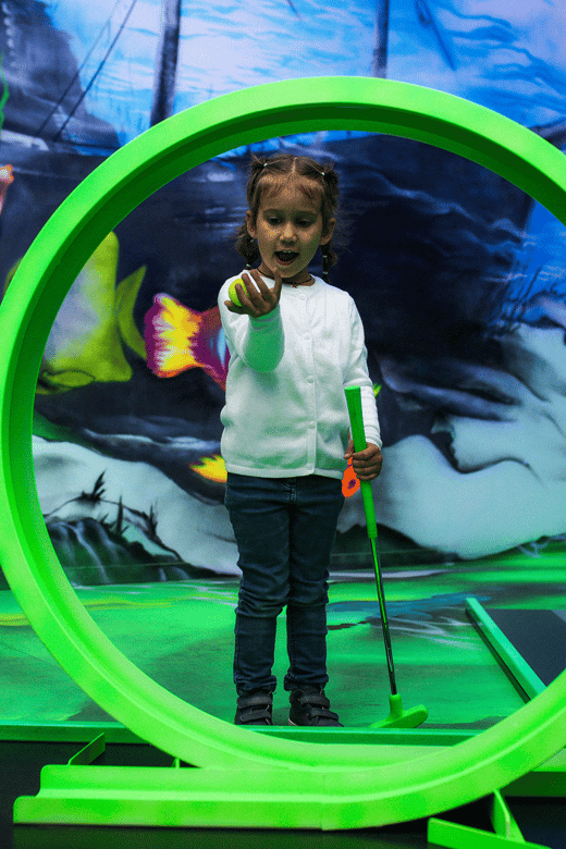 Zurich: Black Light Galaxy Minigolf - Booking Details