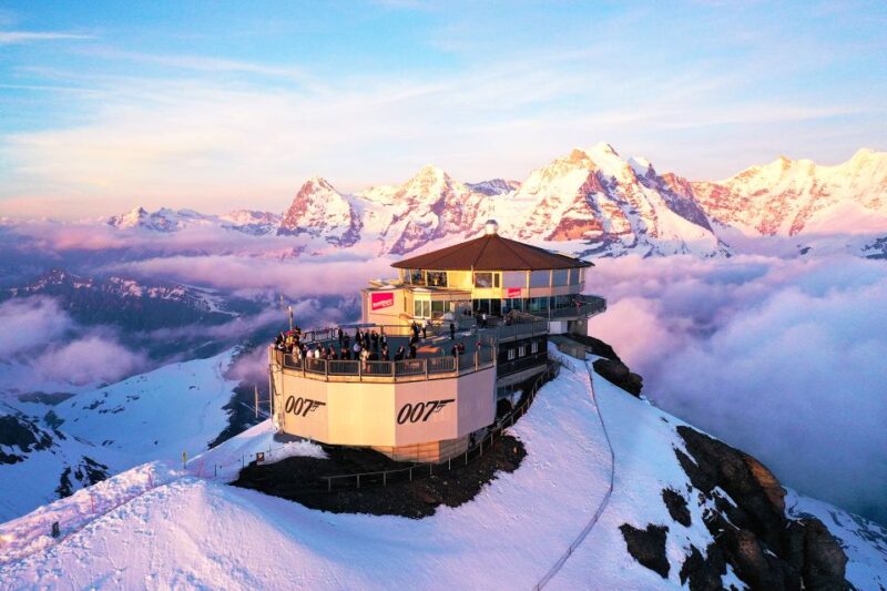 Zurich: Day Trip to Schilthorn, Thrill Walk, and Bond World - Ascending to the Schilthorn