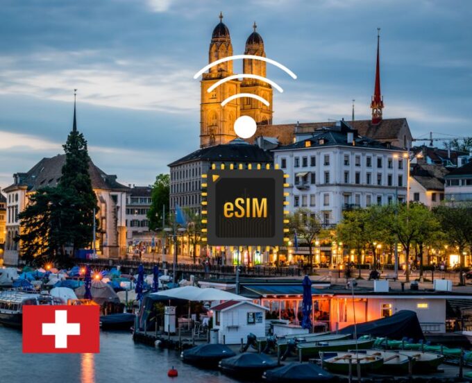 Zurich: Esim Internet Data Plan Switzerland High-Speed 4G/5G - Tailored Data Packages