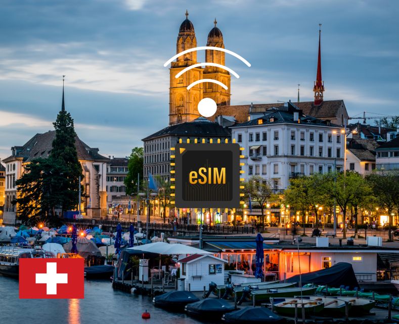 Zurich: Example Internet Data Plan Switzerland High-Speed 4G/5G - Duration and Activation