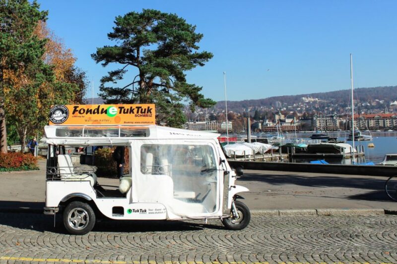 Zurich: Private E-Tuk-Tuk City Tour With Chocolate Fondue - Cancellation Policy