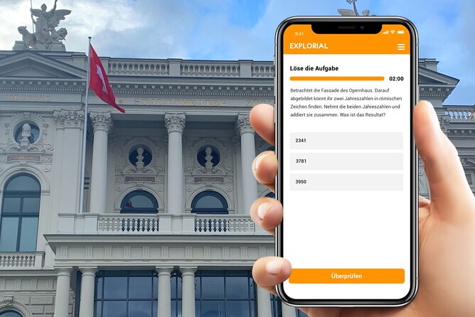 Zurich Scavenger Hunt and Sights Self-Guided Tour - Using the Explorial App