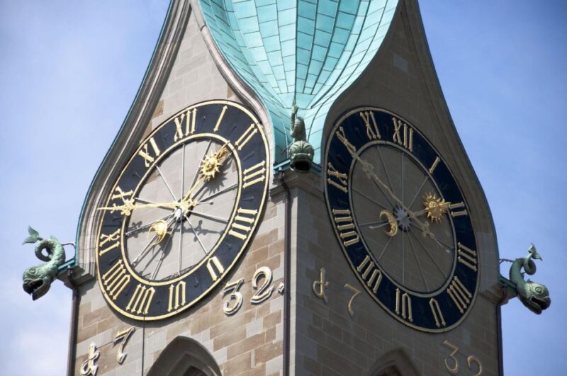 Zurich: Self-Guided Walking Audio Tour on Your Phone (ENG) - Iconic Grossmünster Church and Wasserkirche