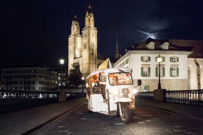 Zurich: Swiss Cheese Fondue and Wine E-Tuk-Tuk Tour - Language Options for Tour Guides